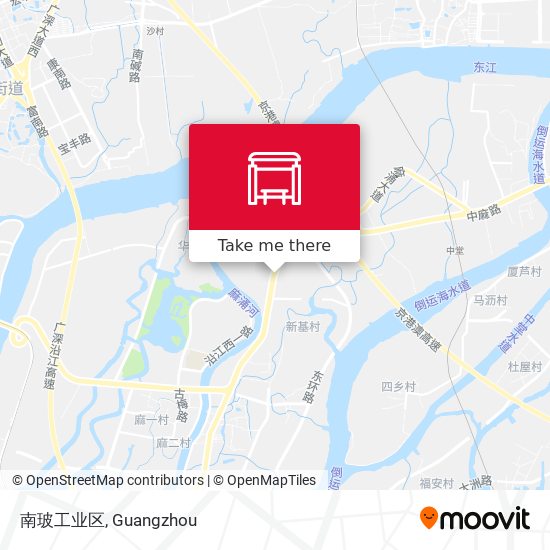 南玻工业区 map