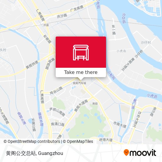 黄阁公交总站 map
