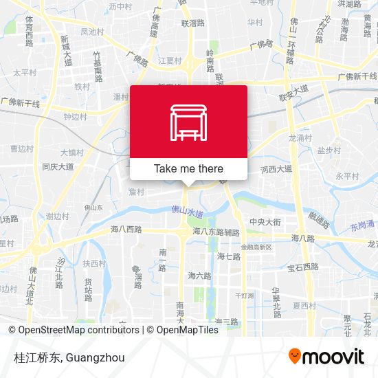 桂江桥东 map