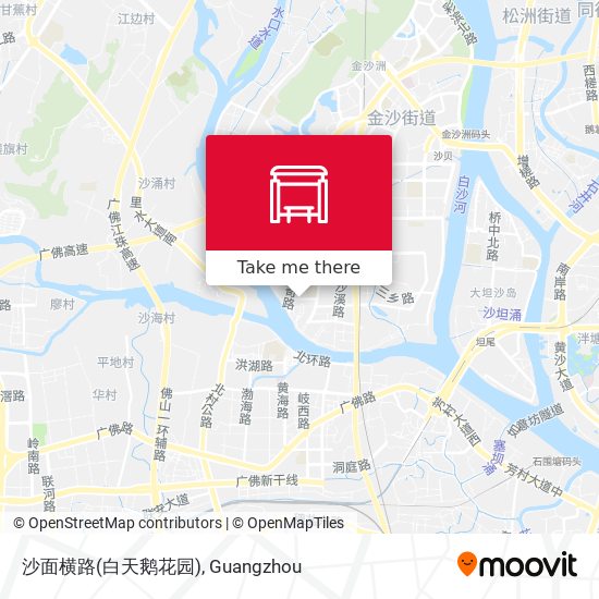 沙面横路(白天鹅花园) map