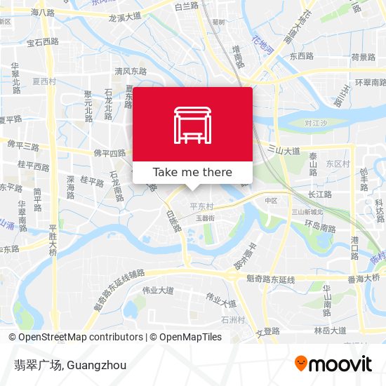 翡翠广场 map