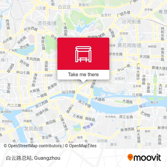 白云路总站 map