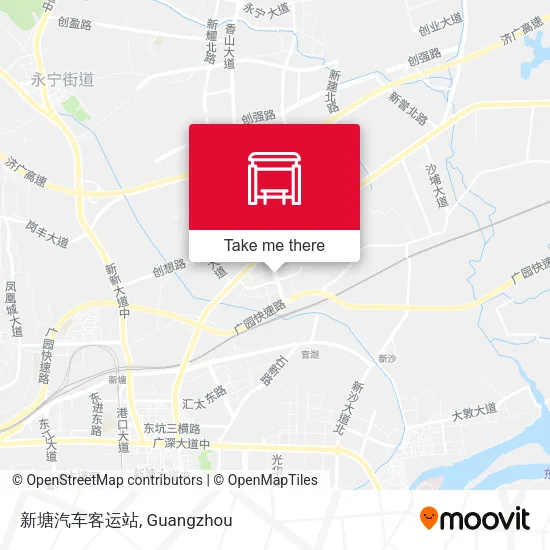 新塘汽车客运站 map