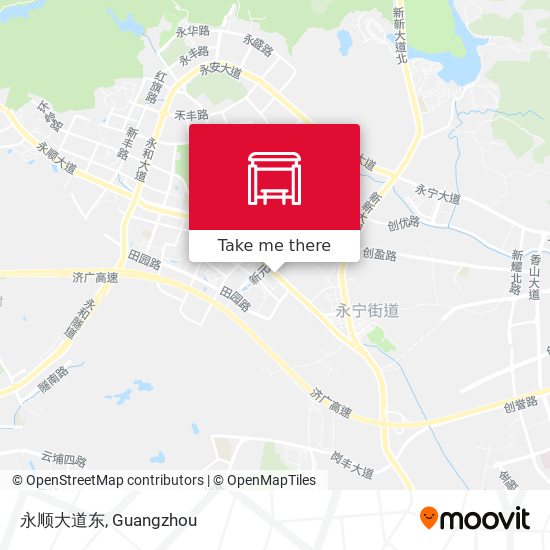 永顺大道东 map