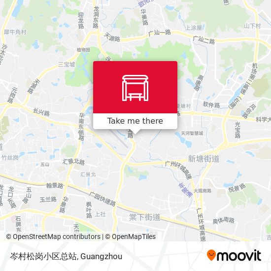 岑村松岗小区总站 map