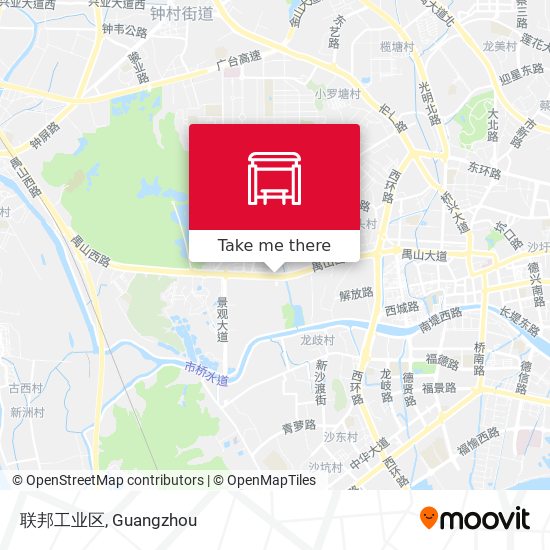 联邦工业区 map
