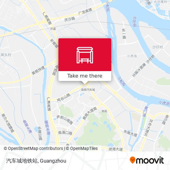 汽车城地铁站 map