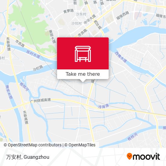 万安村 map