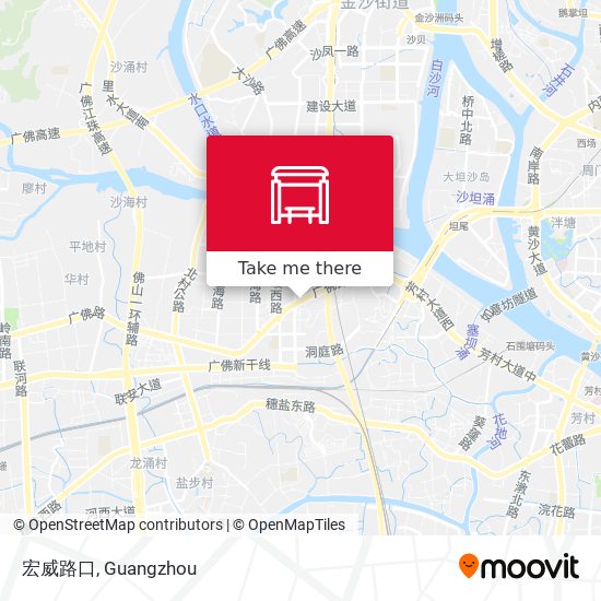 宏威路口 map