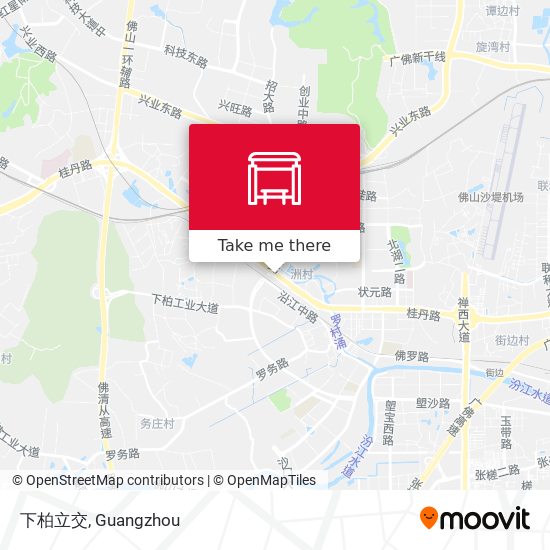 下柏立交 map