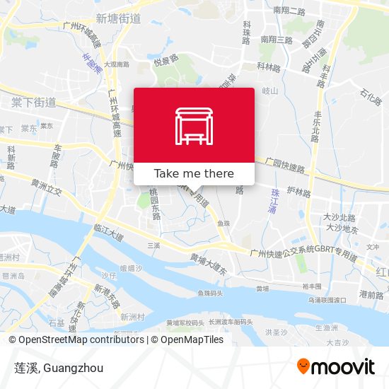 莲溪 map