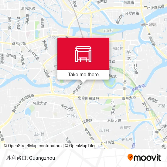 胜利路口 map