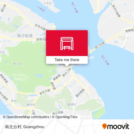 南北台村 map