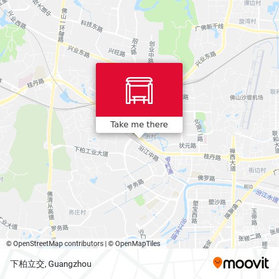 下柏立交 map