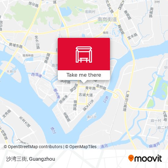沙湾三街 map