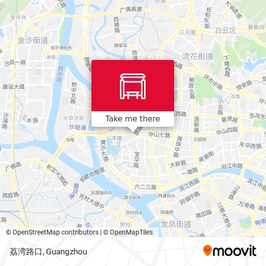 荔湾路口 map