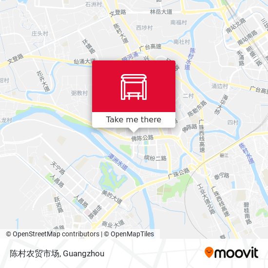 陈村农贸市场 map