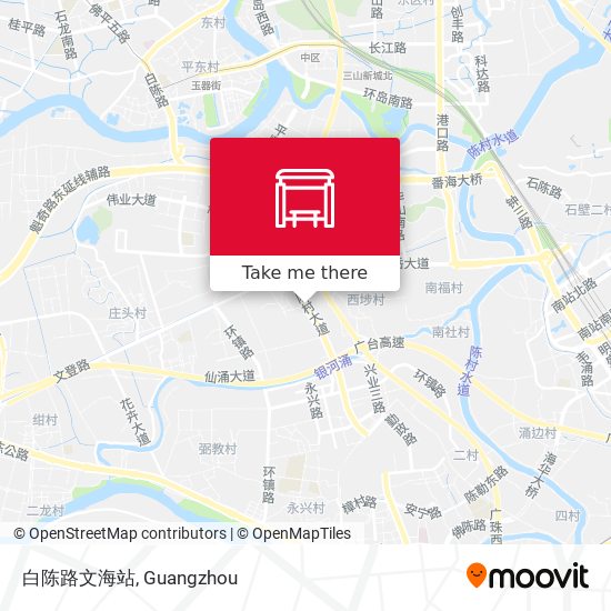 白陈路文海站 map