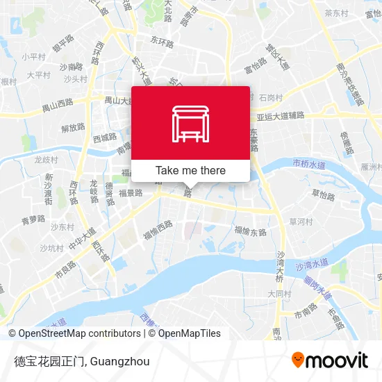 德宝花园正门 map