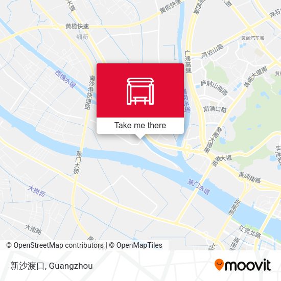 新沙渡口 map