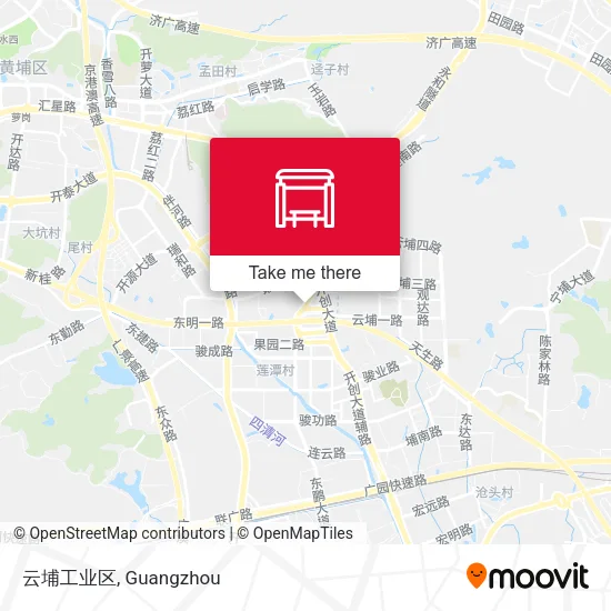 云埔工业区 map