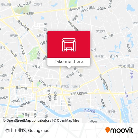 竹山工业区 map