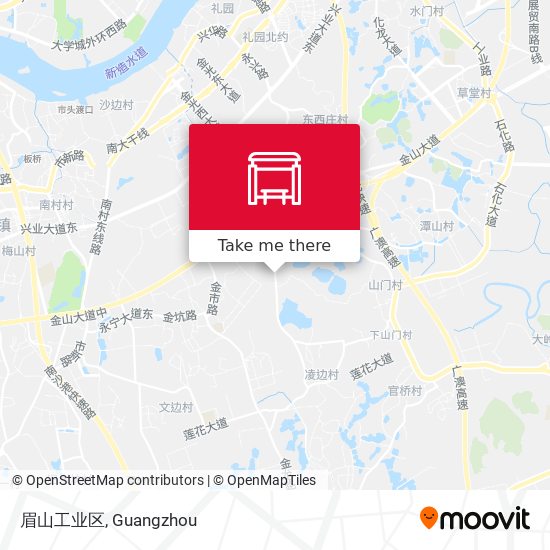 眉山工业区 map