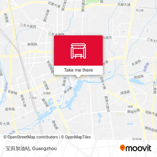 宝田加油站 map