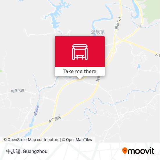 牛步迳 map