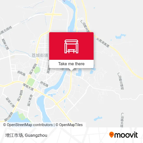 增江市场 map