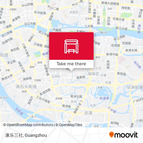 康乐三社 map