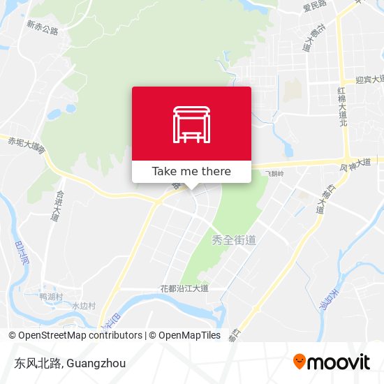 东风北路 map