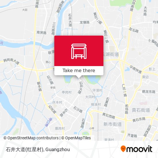 石井大道(红星村) map