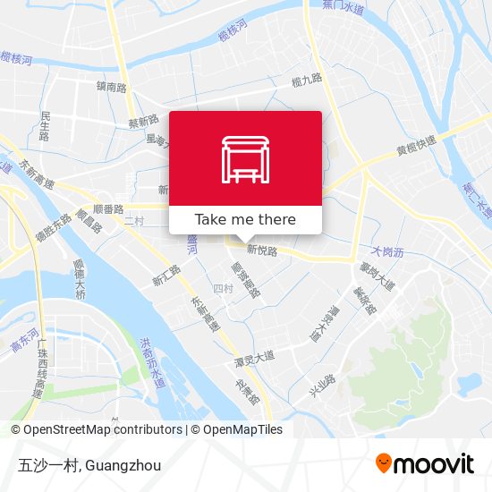 五沙一村 map