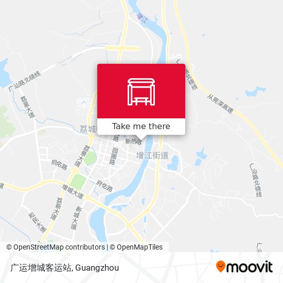 广运增城客运站 map