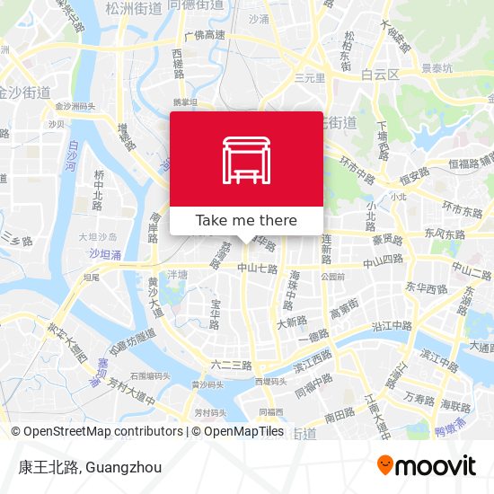 康王北路 map
