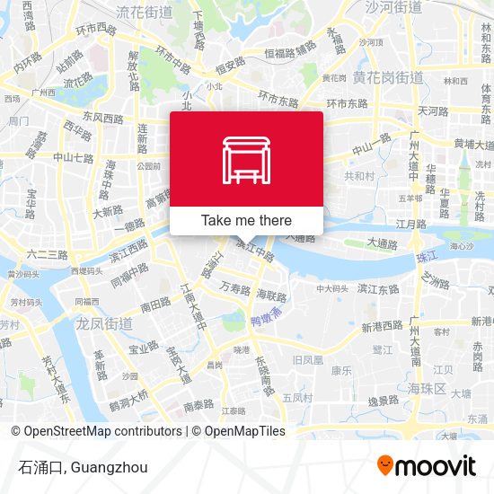 石涌口 map