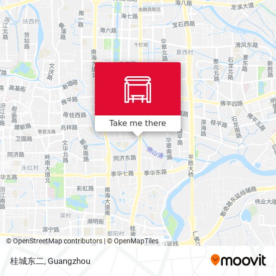 桂城东二 map