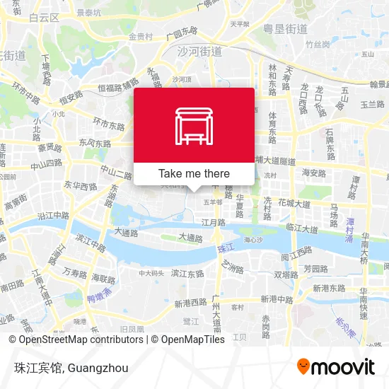珠江宾馆 map