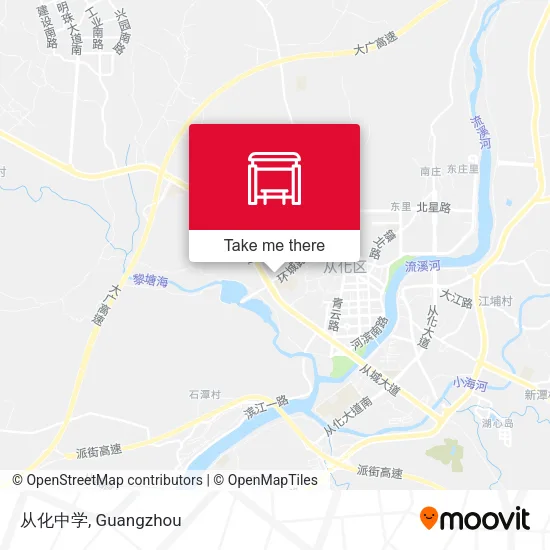 从化中学 map