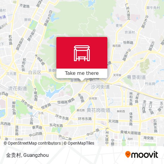 金贵村 map