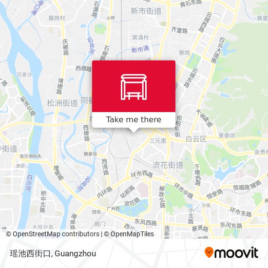 瑶池西街口 map