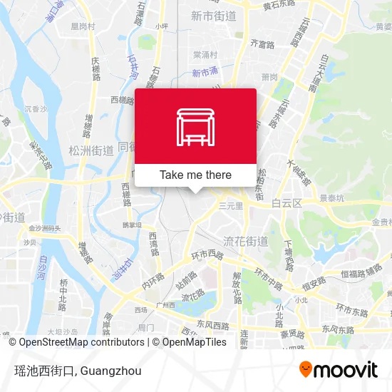 瑶池西街口 map
