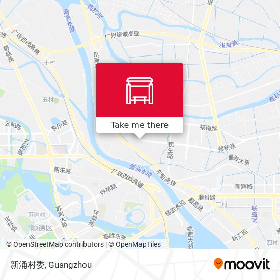 新涌村委 map