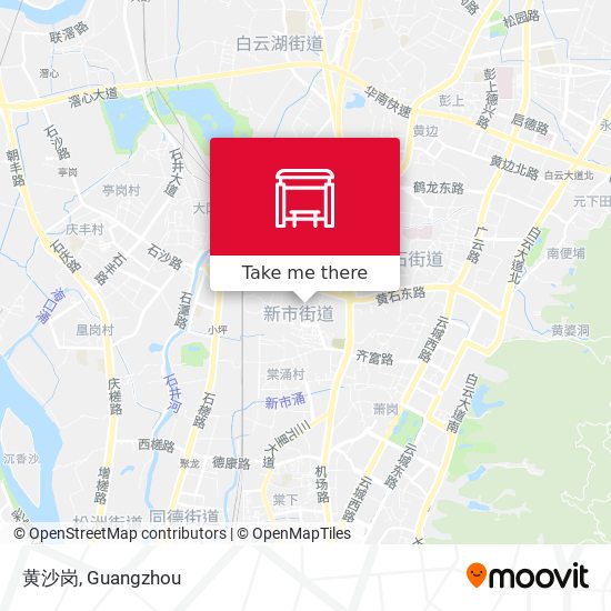 黄沙岗 map