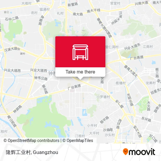 隆辉工业村 map