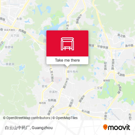 白云山中药厂 map