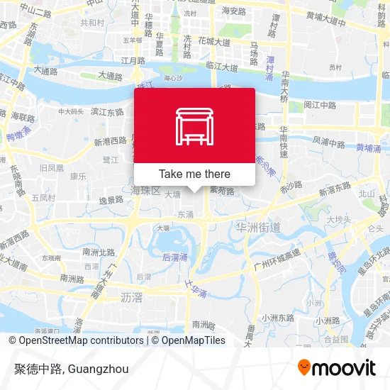 聚德中路 map