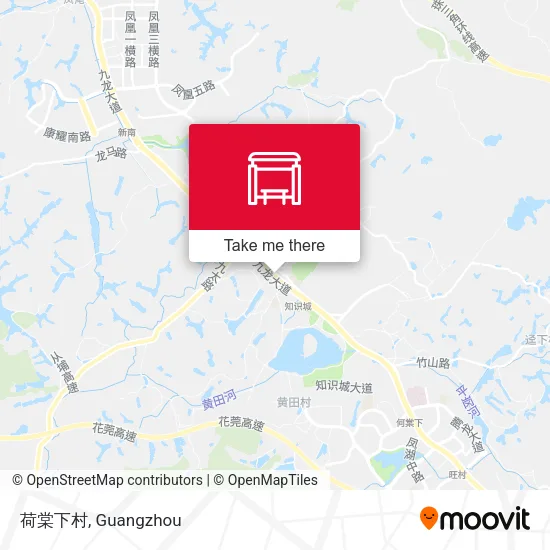 荷棠下村 map