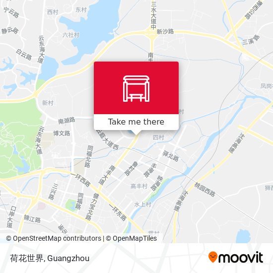 荷花世界 map